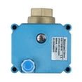 thumbnail image 4 of U. S. Solid 3 Way L Type IP67 Motorized Ball Valve with Hand Wheel 1/2 in NPT Standard Port Brass AC 110-230V 2 Wire Auto Return Wiring Normally Closed Blue Casing, 4 of 7