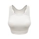 thumbnail image 2 of Wosthever Chaleco de malla Sujetador deportivo sin costuras Ropa interior Camiseta interior Pecho a prueba de golpes Hombro Señora Cómodo Uniforme atlético blanco vainilla, 2 of 6
