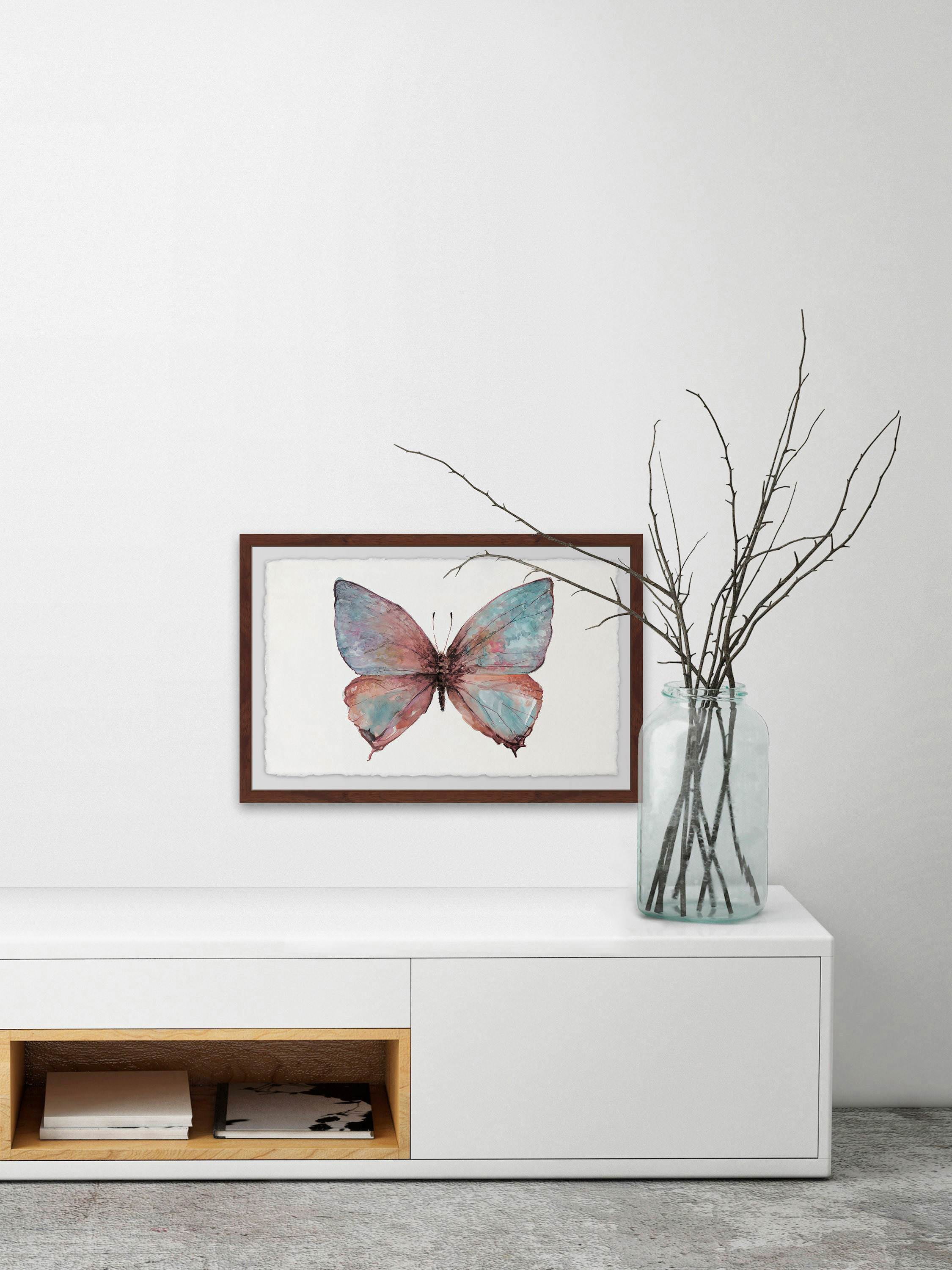 Grand Pastel Wings Framed Painting Print