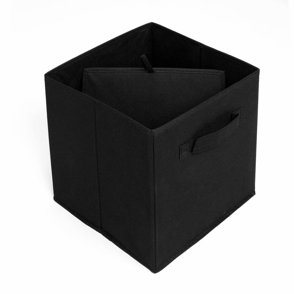 Foldable Storage Cubes 6Pack, Black