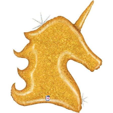 Unicorn Gold Balloon 38"
