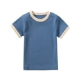 thumbnail image 4 of EnJoCho Kids Short Sleeve T Shirts Boys Girls Baby Children’s Toddler Kids Basic Casual Cotton Tee Top Comfortable Breathable Summer Everyday Play, 4 of 4