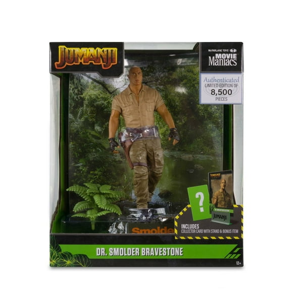 Movie Maniacs Vague 4 Jumanji Dr. Smolder Bravestone Édition Limitée Figurine Posée à l'Échelle de 6 Pouces