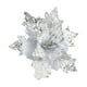 thumbnail image 2 of Artificial Flower Glitter Flower Christmas Flower Fabric Floral Arrangement Decoration Christmas Garland Rattan Ornament, 2 of 6