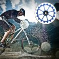 thumbnail image 4 of Advancent Polea de cambio trasero de bicicleta profesional de 18T, rodamiento de cerámica ligera, rueda jockey, polea de cambio trasero, rueda Ciclismo Azul, 4 of 5