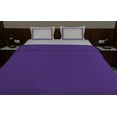 thumbnail image 2 of BedDecor 3PC Luxurious Embroidered Border Duvet Cover Set - King/California King Size Bed Comforter Cover Pillowcases Bedding Sets Purple, 2 of 5
