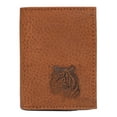 thumbnail image 4 of Men's RFID Blocking Tiger Genuine Leather Bifold Trifold Wallet Gift for Men Trifold, 4 of 7