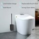 thumbnail image 3 of Stainless Steel 304 Square Wall-Mounted Toilet Brush Holder with 1 Brush Head, Black, 3 of 5