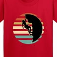 thumbnail image 4 of Inktastic Rock Climbing Mountain Climber Silhouette Youth T-Shirt, 4 of 5