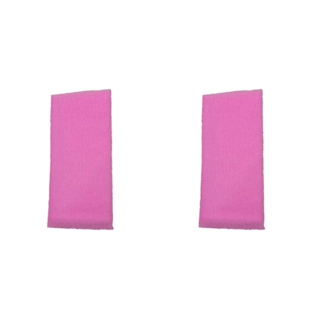 Guardoinrt Made With Nylon For Enhanced Durability And Softness Multifunctional Exfoliating Washcloth Towel pink 2Set