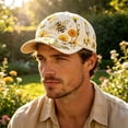 thumbnail image 7 of Luckky Limited Edition 2026 Garden Morning Baseball Cap,Botanical Bee Printed Baseball Cap,Lightweight Adjustable Casual Outdoor Sun Hat for Men & Women, 7 of 7