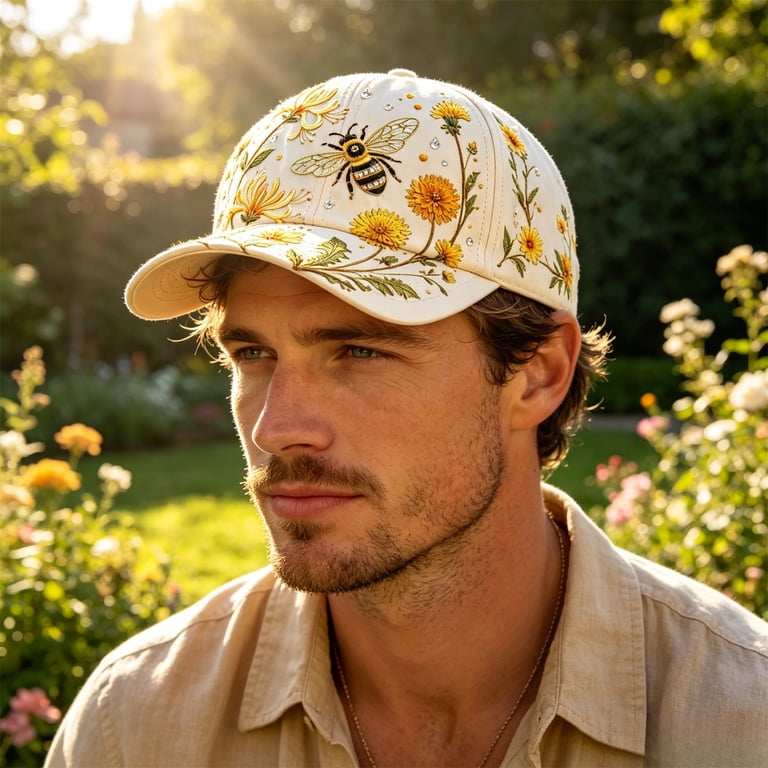 BUDAO00 Garden Morning Baseball Cap, Adjustable Cotton  display picture 1