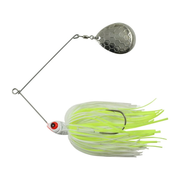 Northland Reed-Runner Classic Single Colorado Spinnerbait 3/8oz Whitetreuse Nickel
