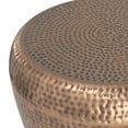 thumbnail image 6 of Simpli Home Preston 22 inch Wide Modern Industrial Metal Side Table in Antique Copper, Fully Assembled, 6 of 7