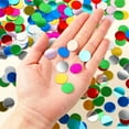 thumbnail image 3 of Multicolor Metallic Foil Confetti,0.22LB Rainbow Foil Confetti Perfect for Birthdays,QZS Portable Photo Shoots Tool for Home,Outdoor,Engagements, 3 of 7