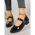 thumbnail image 3 of Chaussures Simples Mode Couleur Vive Bout Pointu Femmes Mary Jane Bouche Peu Profonde Chaussures Simples, 3 of 5
