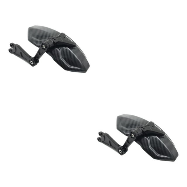 Maytalsory Carbon Fiber Motorcycle Rear Wheel Fender Mudflap for Niu Technologies Sturdy and Efficient 2nd Generation Black 2Set