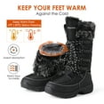 thumbnail image 2 of Women's Winter Waterproof Warm Mid Calf Snow Boots Outdoor Hiking Snow Boots, 2 of 6