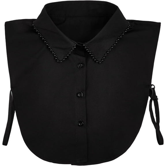 YooGuoGuo Imitation Pearl Shirt Collar New Anti-Wrinkle Dickey Faux Collar Professional Clothes Fake Collar for Women
