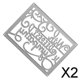 thumbnail image 1 of 2 plantillas de troqueles de corte con la más profunda simpatía para tarjetas de papel de grabado DIY 2 piezas, 1 of 10