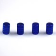 thumbnail image 1 of Kenally 4 piezas tapas de vástago de válvula de neumático vehículos componente modificado resistente a prueba de polvo Color sólido Herramientas y ferretería Azul, 1 of 6