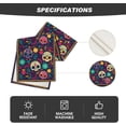 thumbnail image 5 of Touchbetter Watercolor Marigolds Skull Day of The Dead Table Runner, Seasonal Kitchen Dining Table Decoration for Outdoor Home Party 13x36 Inch, 5 of 6