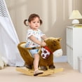 thumbnail image 2 of Animal de peluche Baby Rocking Horse Qaba con sonido realista, 2 of 9