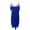 E-Blue-B, variant on 2025 Solid Color Short Plus Size formal Dresses Sleeve one Neck High Mother of Pearl Dress Slity formal Dress Floral Dresses for Wedding Guest Women