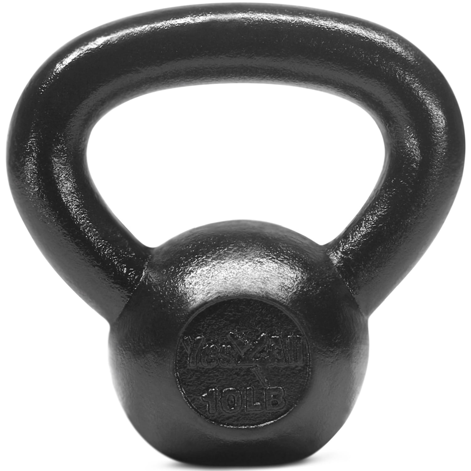 Yes4All 10 lbs Kettlebell Cast Iron Kettlebell Weights (Single