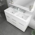 thumbnail image 5 of Alya Bath Ripley 48" Modern Wood Double Vanity with Acrylic Sink in White, 5 of 6