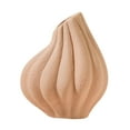 thumbnail image 3 of Vase de flores de cerámica Container floral Floral Desktop Ornament Jarrón decorativo para mesa de café Amplio Estante de hechos Regalo de Naranja, 3 of 8
