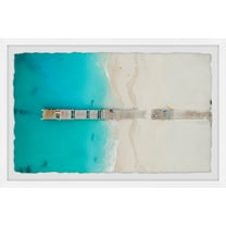 Marmont Hill Sea Dock Framed Wall Art, 16" x 24"
