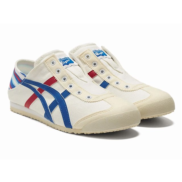 Onitsuka Tiger MEXICO 66 PARATY 1183C316 100 WHITE CLASSIC BLUE Unisex Shoes