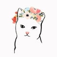thumbnail image 2 of Isabelle Z 15x15 White Modern Wood Framed Museum Art Print Titled - Cleo II, 2 of 4