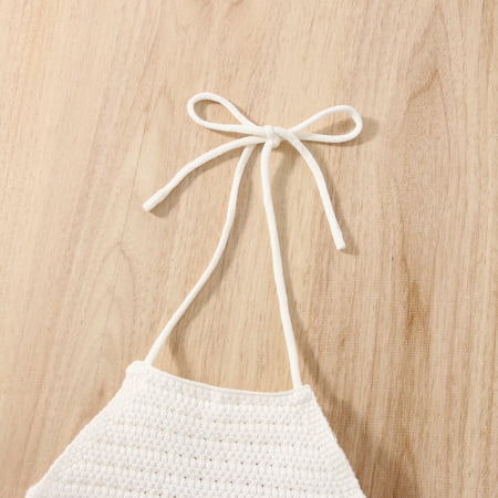 

Cathalem Sweatshirt And Pants for Girls Toddler Kids Girls Clothes Casual Beach Soild Sleeveless Top Bell Welcome Home Baby Girl Childrenscostume White 0-6 Months