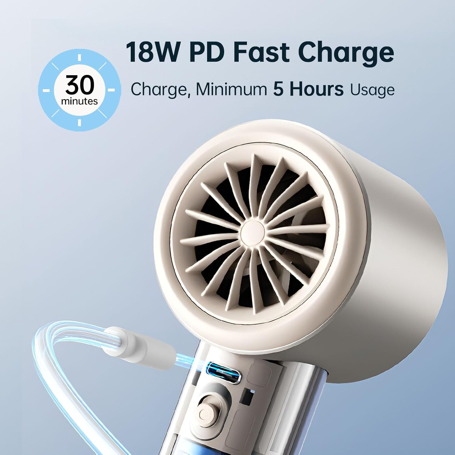 Jisulife Handheld Fan Pro1 S Light Brown