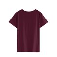 thumbnail image 4 of TWZH Women Short Sleeve Solid Color WIFE LIFE MOM LIFE BEST LIFE Tshirt, 4 of 6