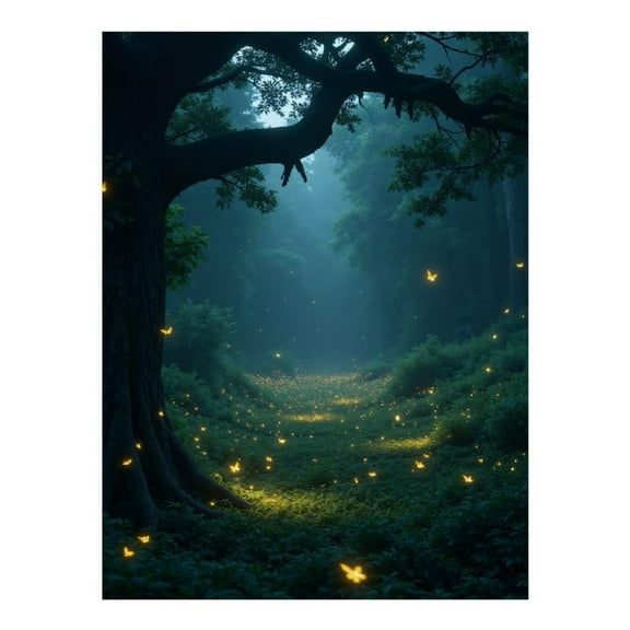 Diamond Art Kits for Adults, Enchanted Forest Path Glow 5D Diamond Painting Kits for Adults Beginners, DIY Full Drill Diamond Painting, Gem Art and Crafts 12x16