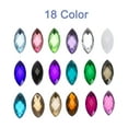 thumbnail image 5 of Uxcell Acrylic Horse Eye Gems Flat Back Artificial Rhinestones for DIY Crafts Bead Wedding Party Light Purple 4x8mm, 5 of 7