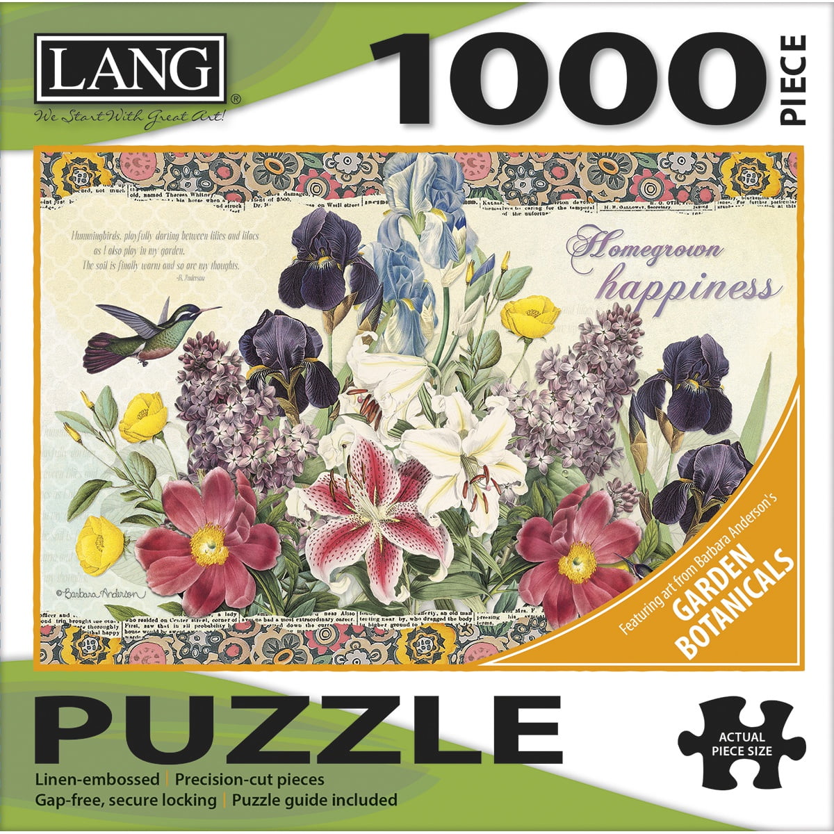 LANG Garden Botanicals 1000 Pieces Jigsaw Puzzle