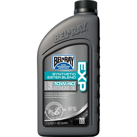 Bel-Ray  99120-B1LW; Exp Synthetic Ester Blend 4T Engine Oil 10W-40 Liter