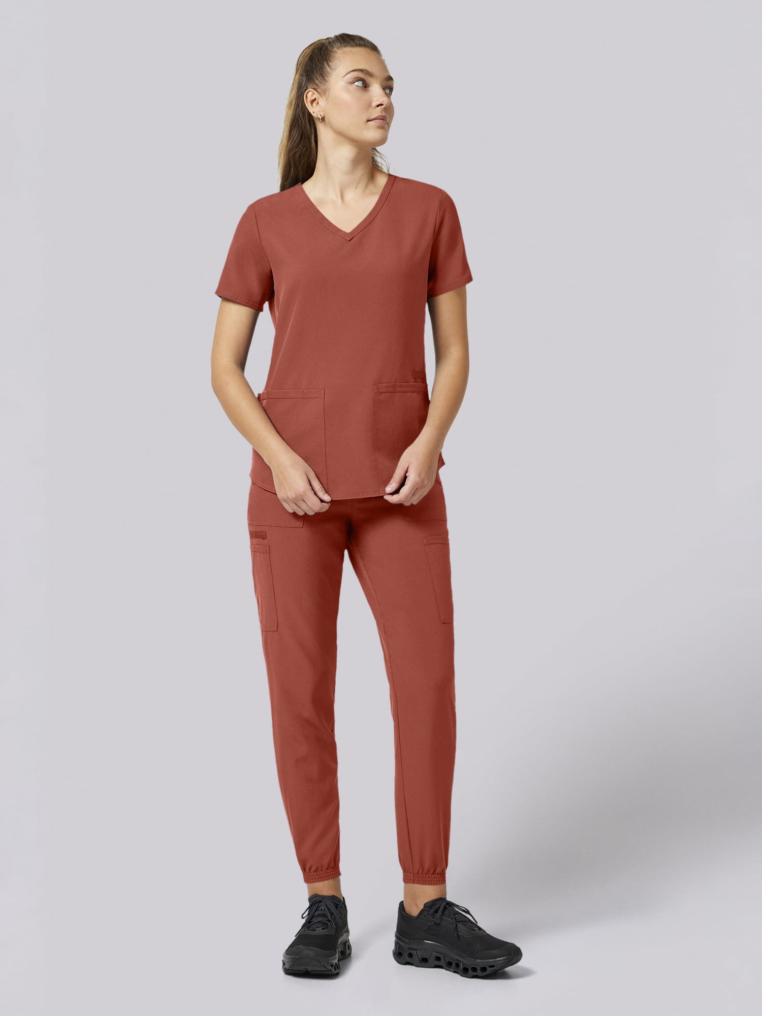 Scrubstar Core Essentials Women’s V-Neck Scrub Top, Sizes XS–3XL