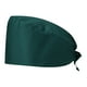 thumbnail image 4 of Gorro quirúrgico de regalo, cubre cabello cómodo, absorbe el sudor, gorro de enfermería para centros de belleza Verde oscuro, 4 of 9