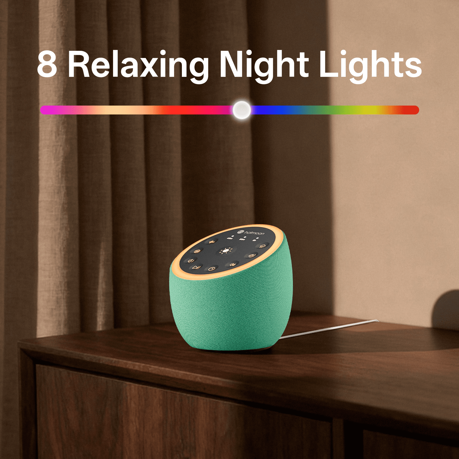 Hotmoon Cocoon 2 White Noise Sound Machine with 40 Soothing Sounds, Memory Functions, Dual Speaker, Noise Reduction, Office Privacy, Sleep Aid, Yoga, Meditation