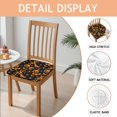 thumbnail image 2 of Halloween Spider Bat Seat Covers for Dining Room Chairs Set Of 4,Stretch Printed Washable Chair Seat Cover with Elastic Ties and Button,Removable Waterproof Couch Cushion Covers, 2 of 6