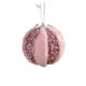 thumbnail image 2 of Adorno para el Baile de Navidad | Esfera rosa de la espuma | Decoración navideña ligera y duradera | Cubo de 7,8 cm | Bucle colgante incluido | Paquete individual para el envoltorio de regalo de, 2 of 6