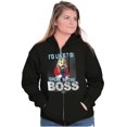 thumbnail image 4 of Street Fighter Karin Speak to Boss Zip Up Hoodie Men's Women's Brisco Brands X, 4 of 5