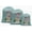 Baby Blue, variant on Darling Souvenir White Santa & Gift Christmas Party Supplies Drawstring Pouches Favor Bags 15 Pieces