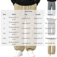 thumbnail image 3 of HOOMEUMY Men's Multi Pocket Cargo Jogger Pants Adjustable Drawstring Waist Elastic Cuffed Ankle Casual Trousers s Available, 3 of 9