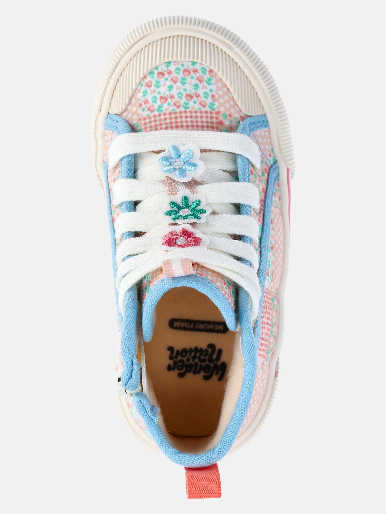 Wonder Nation Toddler Girls Patchwork High-Top Sneaker photo 4